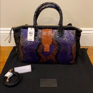 😍 NWT Nancy Gonzalez Snakeskin Python Handbag Bag